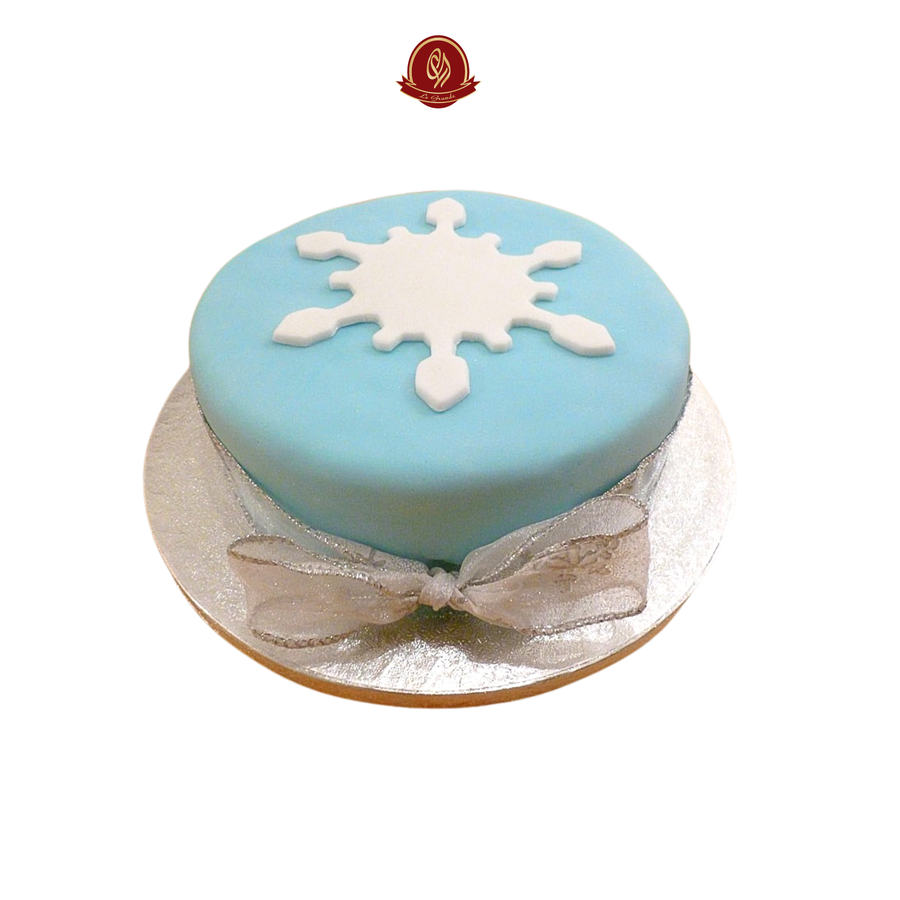 Elegant Winter Christmas Cake – Abu Dhabi in Abu Dhabi | Christmas cakes Delivery UAE – Legrandeuae