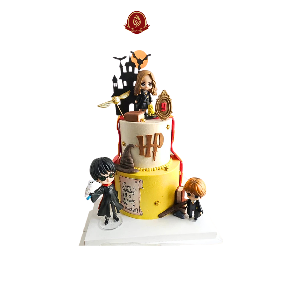 2-Tier Harry Potter Castle Cake - Abu Dhabi in Abu Dhabi | Harry Potter cakes Delivery UAE – Legrandeuae