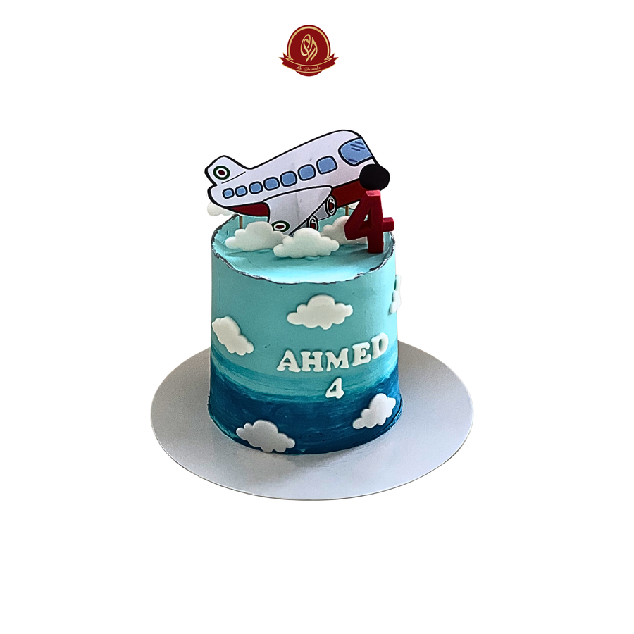 Air-plane Sky Adventure Theme Birthday Cake | Abu Dhabi & UAE Delivery in Abu Dhabi | Birthday Cakes – Adults Delivery UAE – Legrandeuae