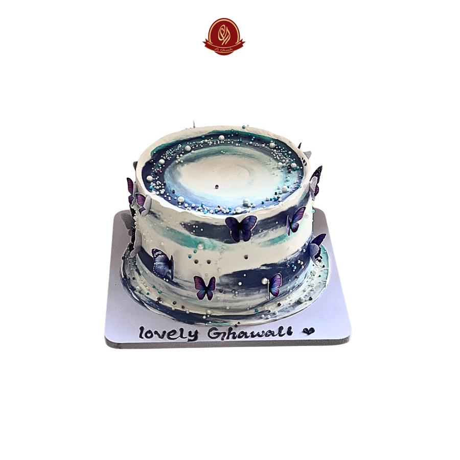 Galaxy Butterfly Cake Abu Dhabi