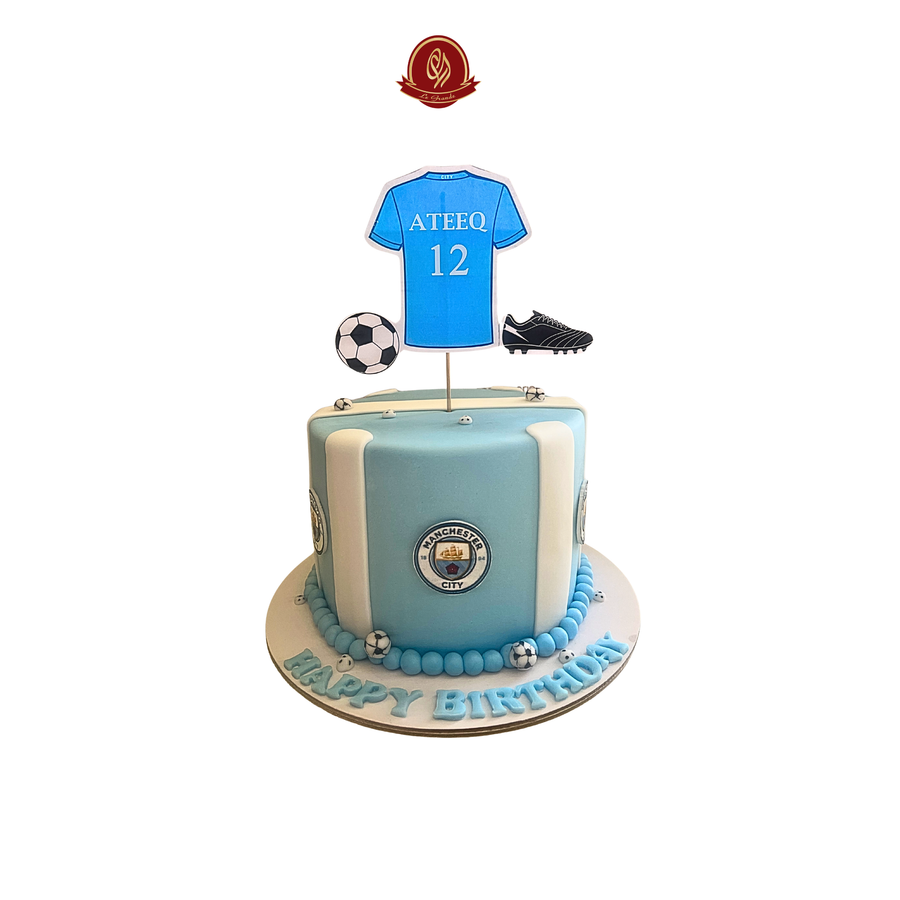 Manchester City Jersey Cake Abu Dhabi