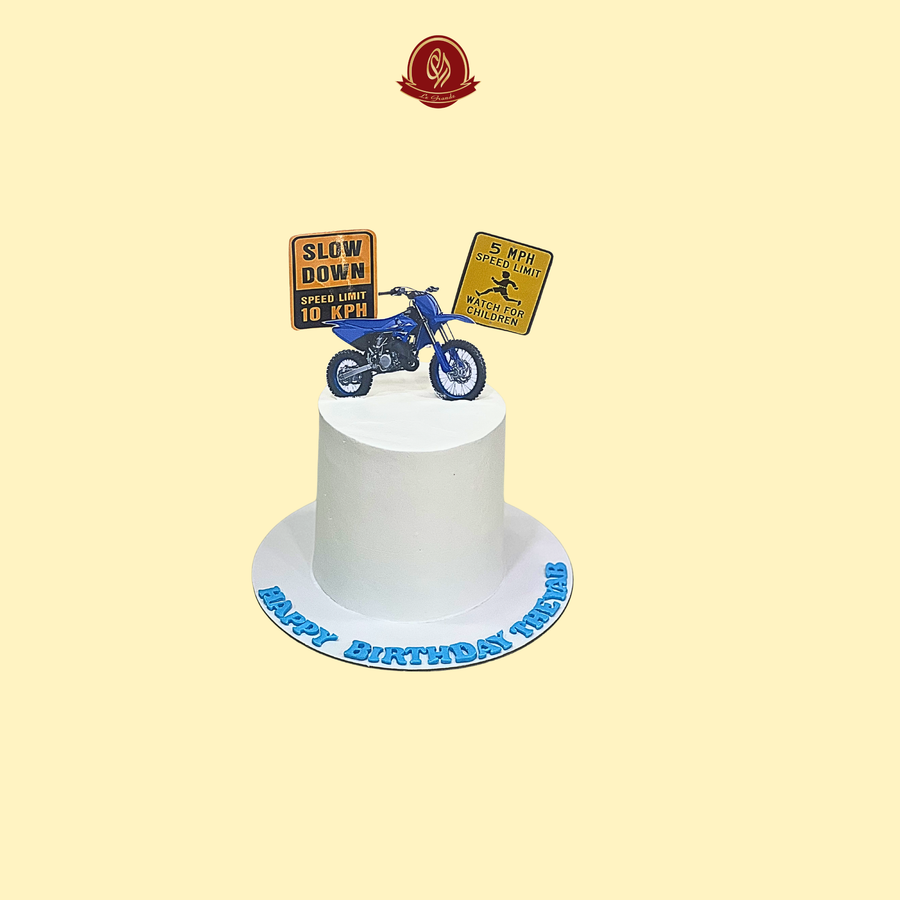 Bike Theme Birthday Cake Abu Dhabi