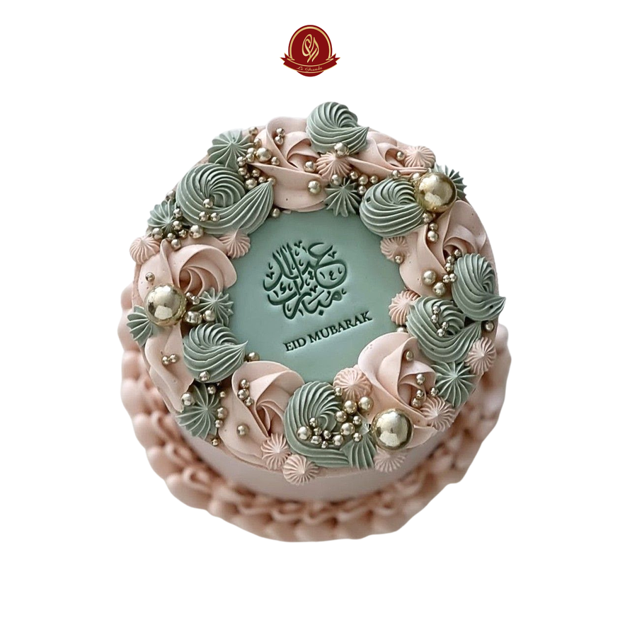 Dusty Rose Truffle Eid Day Cake - Abu Dhabi in Abu Dhabi | Eid Day Cakes Delivery UAE – Legrandeuae