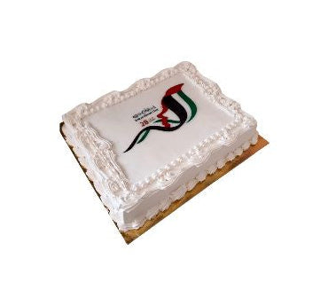 Beautiful National Day Cake with UAE Flag Design on the Top - Abu Dhabi in Abu Dhabi | National Day cakes Delivery UAE – Legrandeuae