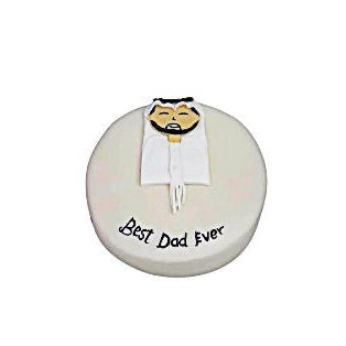 Best Dad Ever Father’s Day Cake with Kandura Art – Cultural Celebration Cake | Abu Dhabi & UAE Delivery in Abu Dhabi | Fathers day Delivery UAE – Legrandeuae