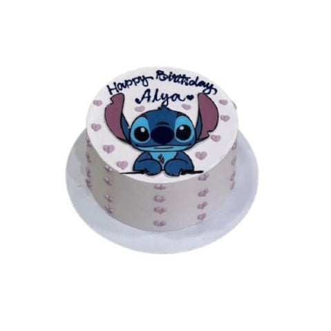 Stitch Cartoon Birthday Cake - Abu Dhabi in Abu Dhabi | Stitch cakes Delivery UAE – Legrandeuae