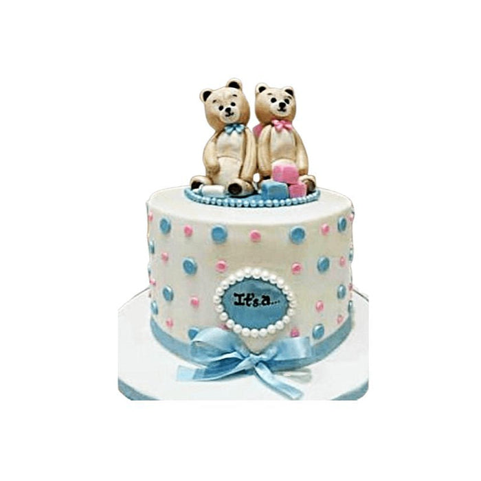 Beary Big Gender Reveal Cake – Baby Shower Abu Dhabi in Abu Dhabi | Gender Reveal Cakes/ Baby Shower Cakes Delivery UAE – Legrandeuae