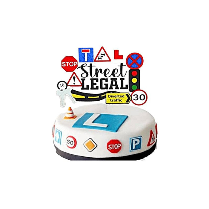 Key to Freedom License Cake – Abu Dhabi Celebration in Abu Dhabi | New license cakes Delivery UAE – Legrandeuae