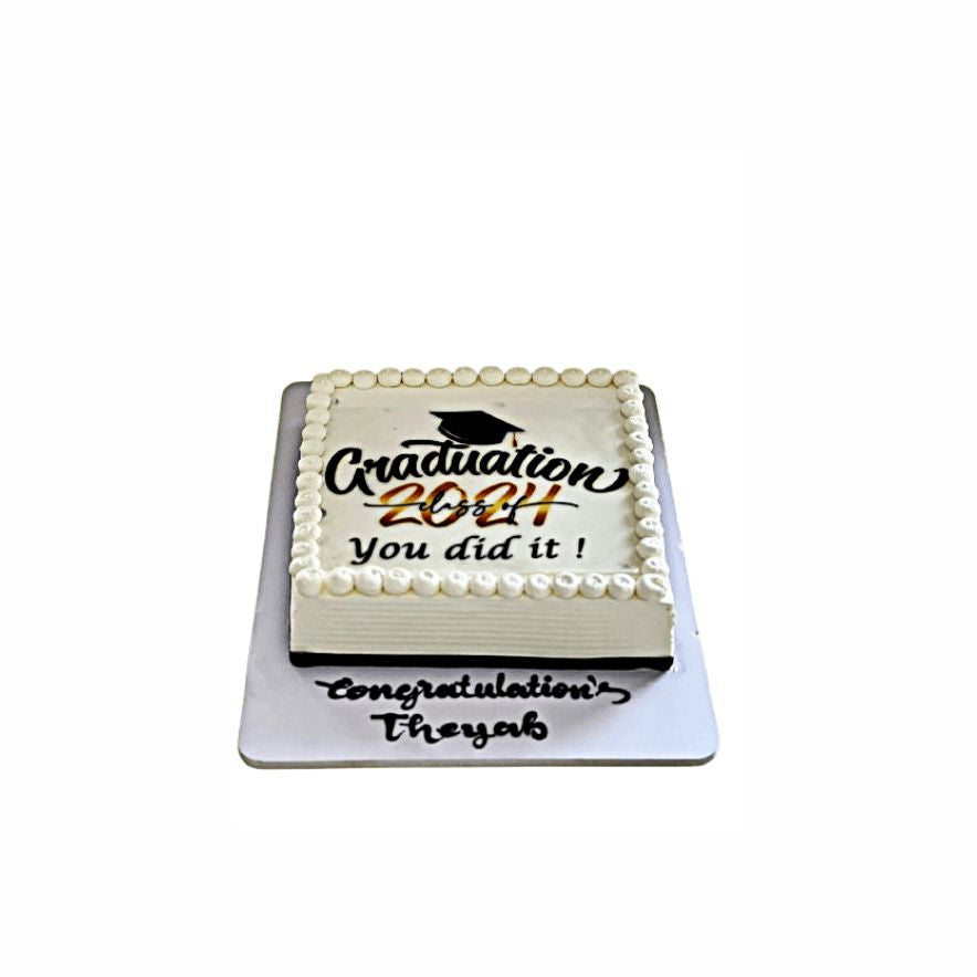 You Did It Graduation Cake – Abu Dhabi in Abu Dhabi | Graduation Cakes Delivery UAE – Legrandeuae