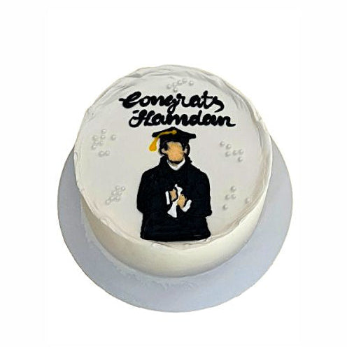 Next Chapter Begins Graduation Cake with Artwork – Abu Dhabi in Abu Dhabi | Graduations Cakes Delivery UAE – Legrandeuae