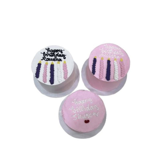 Aesthetic Pink Candle Bento Cake - Abu Dhabi in Abu Dhabi | Birthday Cakes – Adults Delivery UAE – Legrandeuae