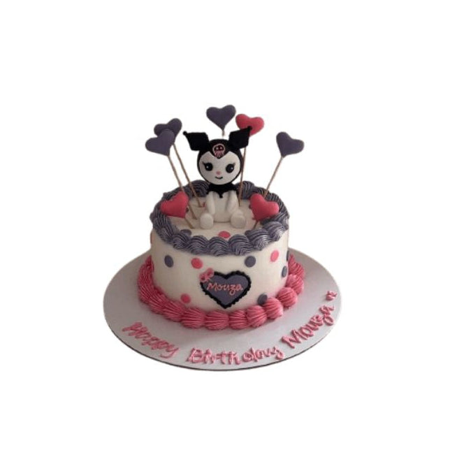 Magical Kuromi Birthday Cake, designed with Kuromi 3D Artwork - Abu Dhabi