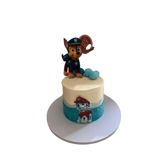 Paw Patrol Chase & Marshall Birthday Cake - Abu Dhabi in Abu Dhabi | Paw Patrol cakes Delivery UAE – Legrandeuae