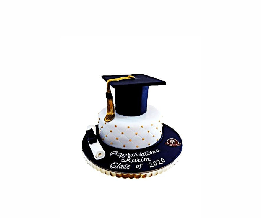 From Books to Boss Graduation Cake in Cushion Design – Luxury Custom Cake | Abu Dhabi & UAE Delivery in Abu Dhabi | Graduations Cakes Delivery UAE – Legrandeuae