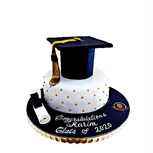 From Books to Boss Graduation Cake in Cushion Design – Luxury Custom Cake | Abu Dhabi & UAE Delivery in Abu Dhabi | Graduations Cakes Delivery UAE – Legrandeuae