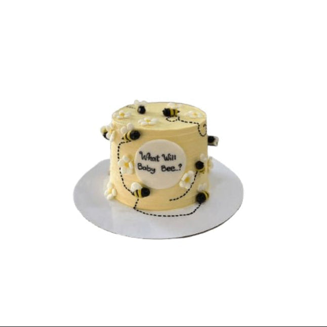 Adorable Bumblebee Baby Shower Themed Cake - Abu Dhabi