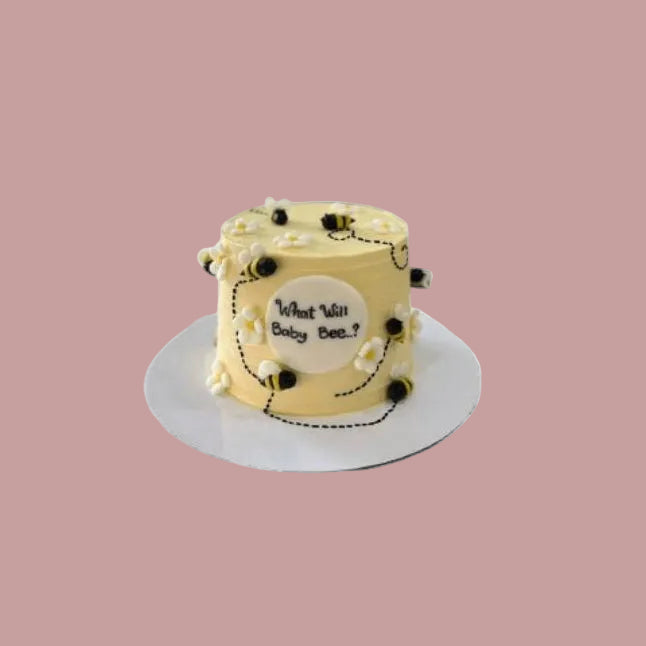 Adorable Bumblebee Baby Shower Themed Cake - Abu Dhabi