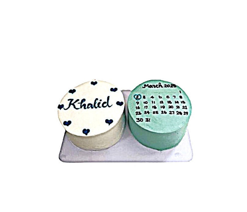 Calendar Birthday Cake – Elegant Milestone Cake for Adults | Abu Dhabi & UAE Delivery in Abu Dhabi | Birthday Cakes – Adults Delivery UAE – Legrandeuae