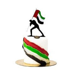 National Day UAE Flag Themed Cake - Abu Dhabi in Abu Dhabi | National Day cakes Delivery UAE – Legrandeuae