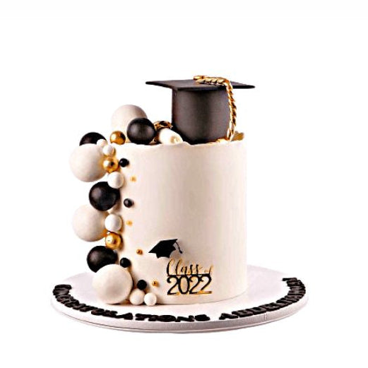 Learning Journey Graduation Cake with Balls – Abu Dhabi in Abu Dhabi | Graduations Cakes Delivery UAE – Legrandeuae