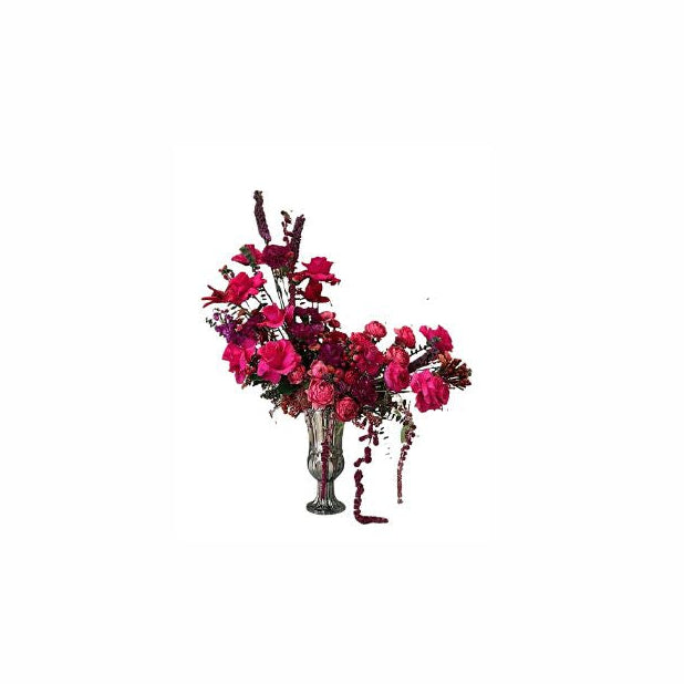 Crimson Reverie Eid Mubarak Bouquet – Luxury Flowers Abu Dhabi in Abu Dhabi | Eid Delivery UAE – Legrandeuae