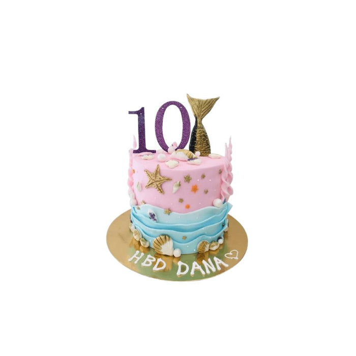 Mermaid Paradise Cake – Mermaid Birthday Cake Abu Dhabi in Abu Dhabi | Mermaid theme cakes Delivery UAE – Legrandeuae