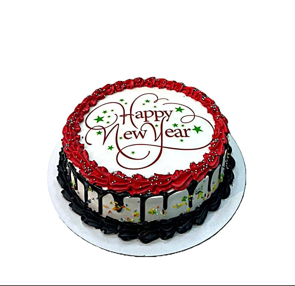 New Year Cake NY 11 in Abu Dhabi | New Year Cakes Delivery UAE – Legrandeuae