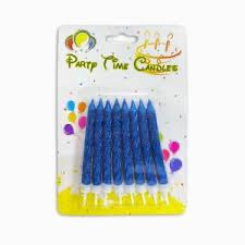 Blue Cake Candle – Celebration Candle Abu Dhabi in Abu Dhabi | Candles Delivery UAE – Legrandeuae