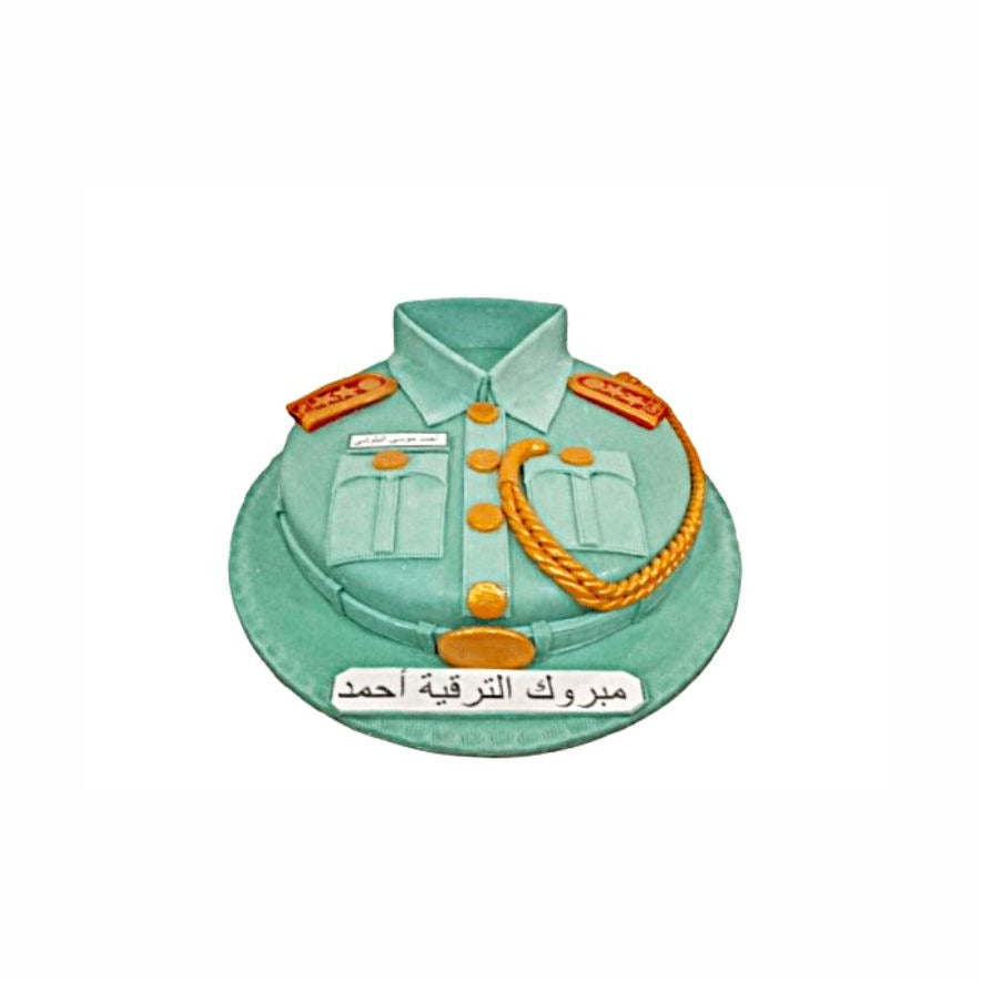 Police Cake for Promotion مبروك الترقية - Abu Dhabi in Abu Dhabi | Army / National Service Cakes Delivery UAE – Legrandeuae