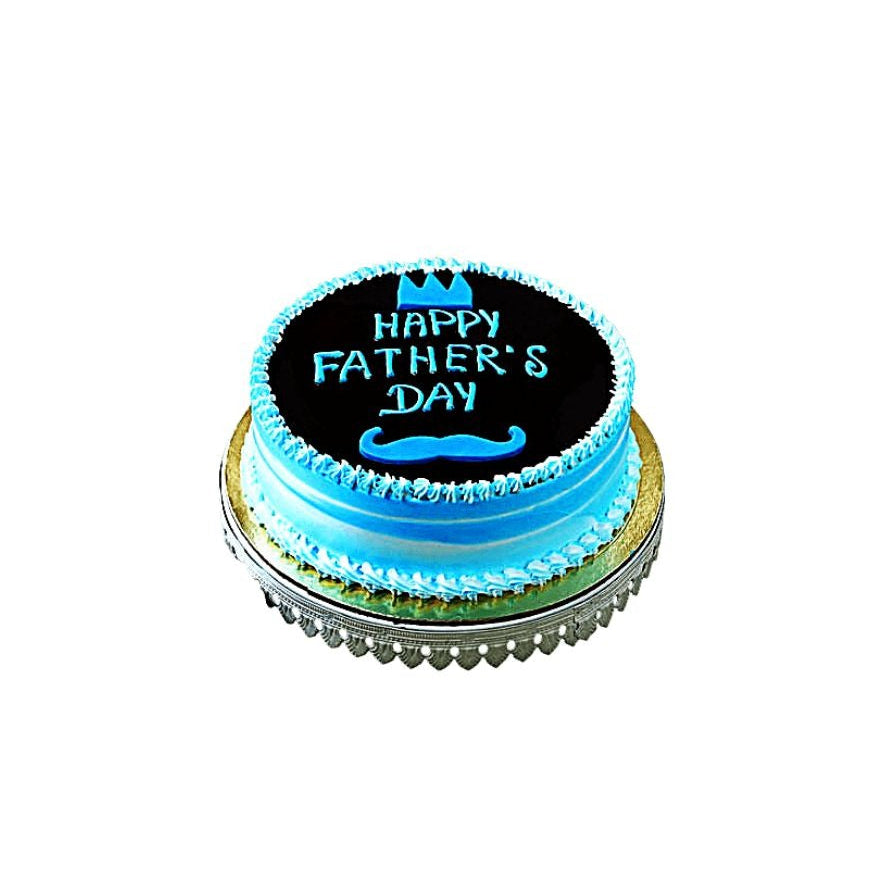 Royal Blue Father’s Day Cake – Elegant Premium Dad Celebration Cake | Abu Dhabi & UAE Delivery in Abu Dhabi | Fathers day Delivery UAE – Legrandeuae