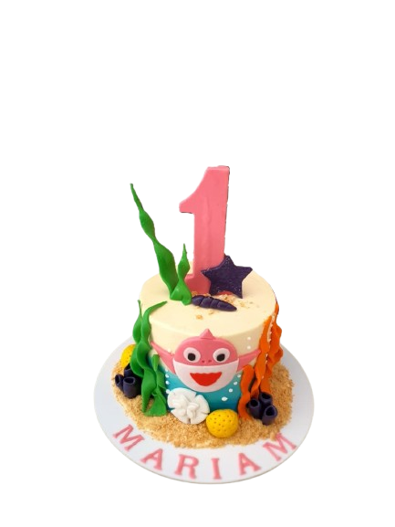Under-the-Sea Bash Children Birthday Cake