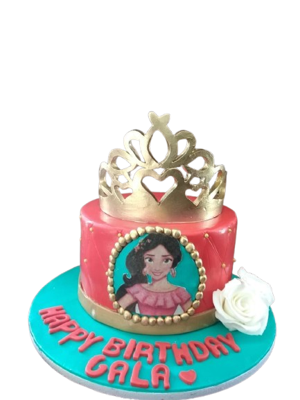 Princess Crown Fantasy Cake – Princess Birthday Cake Abu Dhabi in Abu Dhabi | Disney / Princess theme cakes Delivery UAE – Legrandeuae