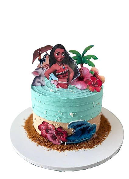 Moana Ocean Paradise Cake – Tropical Birthday Cake Abu Dhabi UAE Delivery in Abu Dhabi | Moana cakes Delivery UAE – Legrandeuae