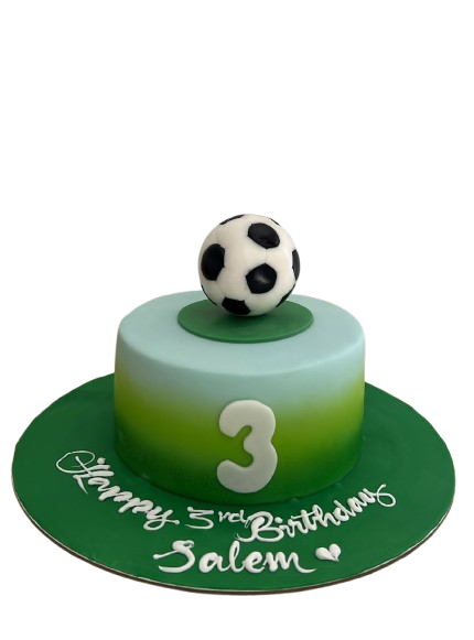 Soccer Star Celebration Football Birthday Cake in Abu Dhabi | Football Cakes Delivery UAE – Legrandeuae