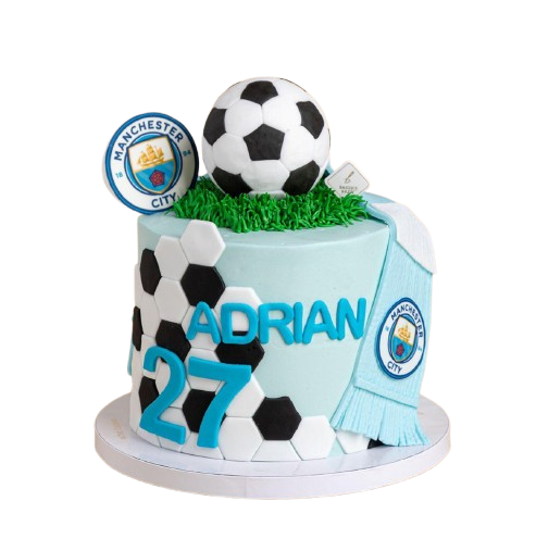 Kick Off Party Football Birthday Cake in Abu Dhabi | Football Cakes Delivery UAE – Legrandeuae