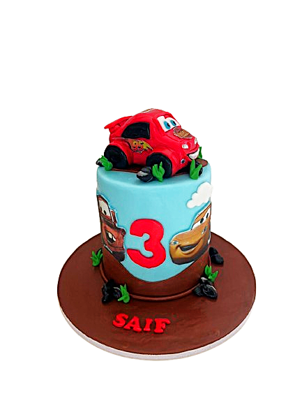 The Rust-eze Racer Children Birthday Cake