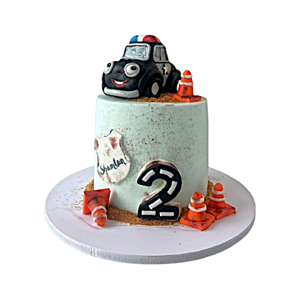 Little Patrol Car Kids Birthday Cake – Abu Dhabi in Abu Dhabi | Birthday cakes - Children Delivery UAE – Legrandeuae
