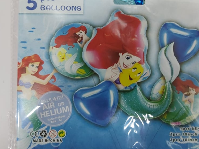 Mermaid 2 Foil Heliums