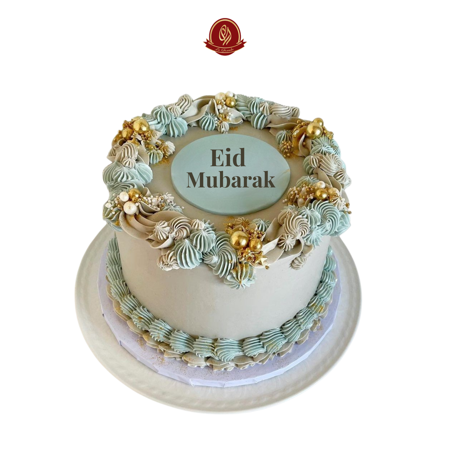 The Sage Elegance Eid Mubarak Cake - Abu Dhabi in Abu Dhabi | Eid Day Cakes Delivery UAE – Legrandeuae