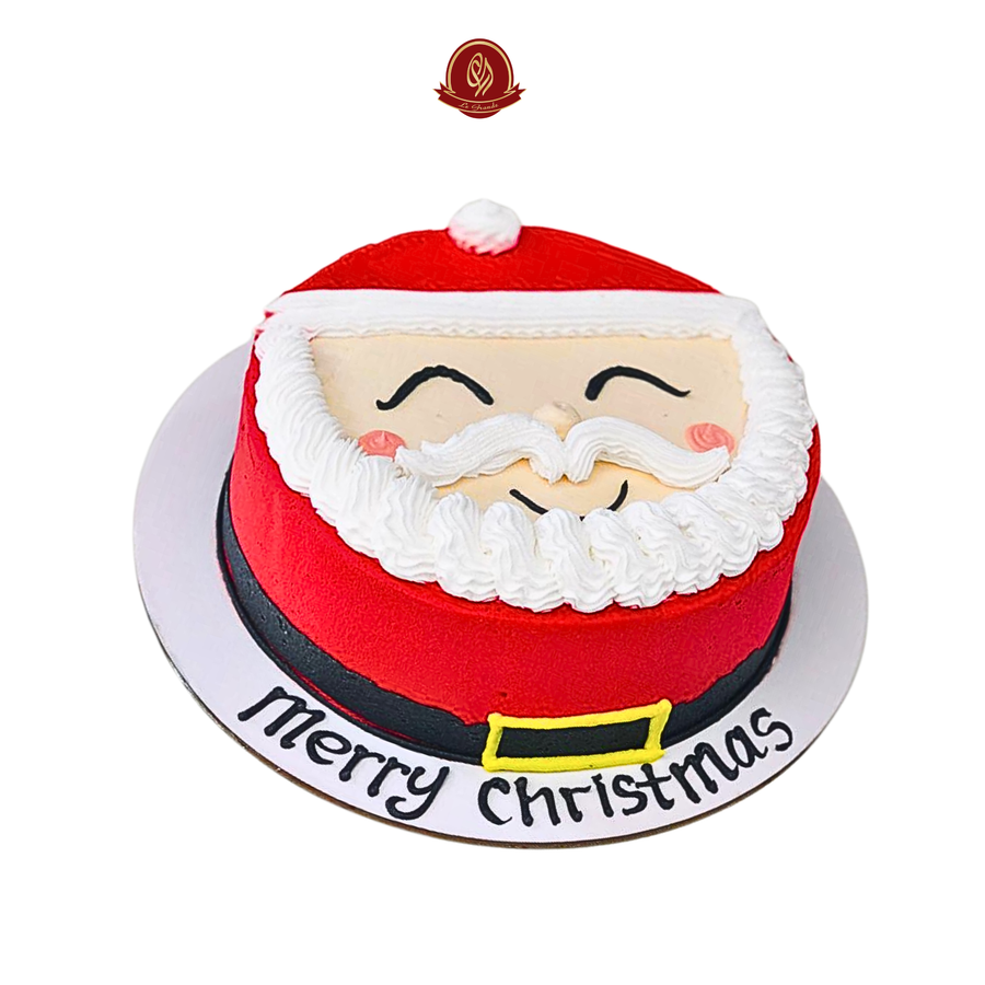 Smiling Santa Designed Cake – Abu Dhabi in Abu Dhabi | Christmas cakes Delivery UAE – Legrandeuae