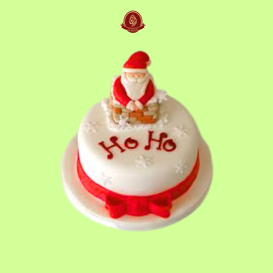 Chimney Santa Christmas Cake – Abu Dhabi in Abu Dhabi | Christmas cakes Delivery UAE – Legrandeuae