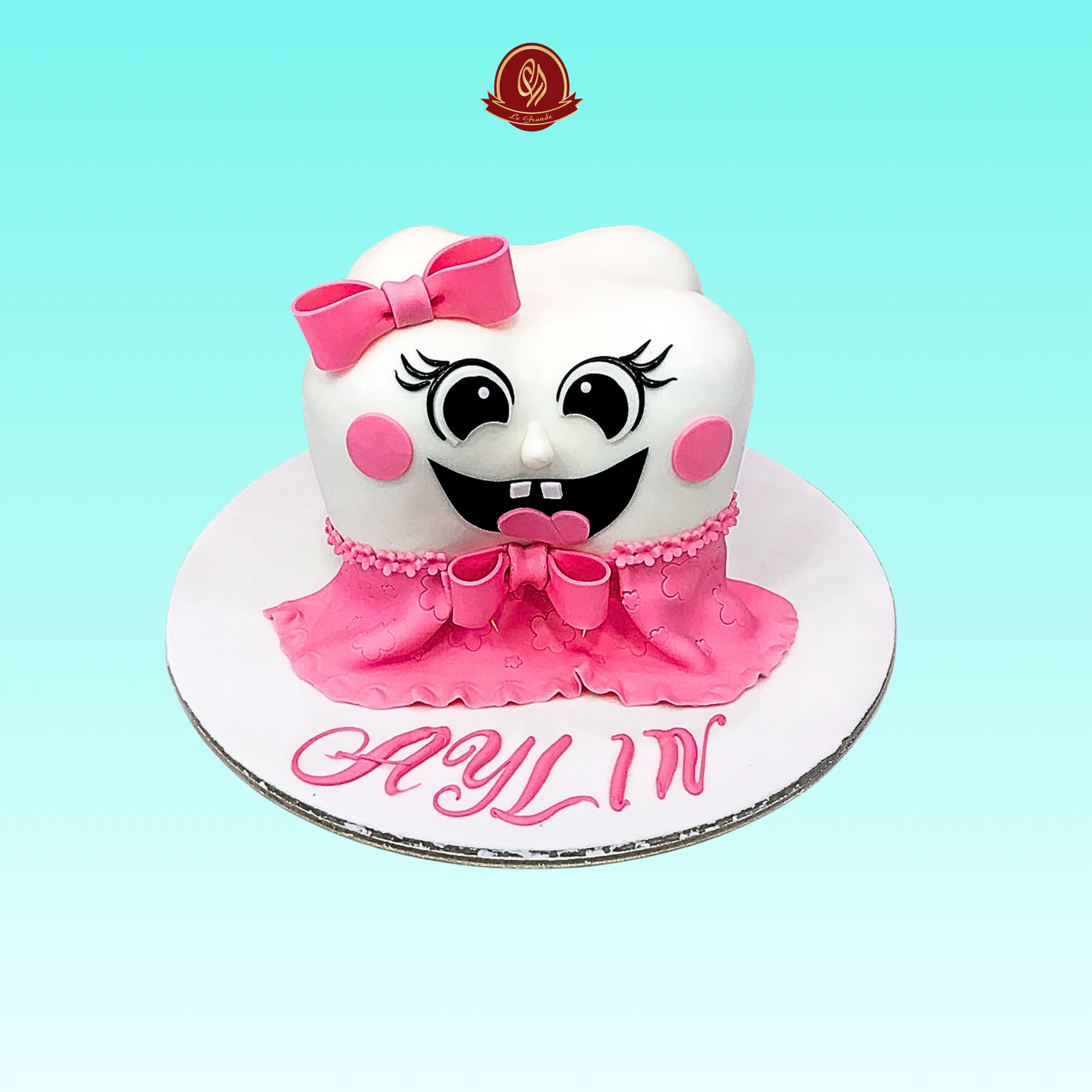 First Tooth Celebration Cake in Teeth Shape - Abu Dhabi in Abu Dhabi | First Teeth / Tooth Cakes Delivery UAE – Legrandeuae