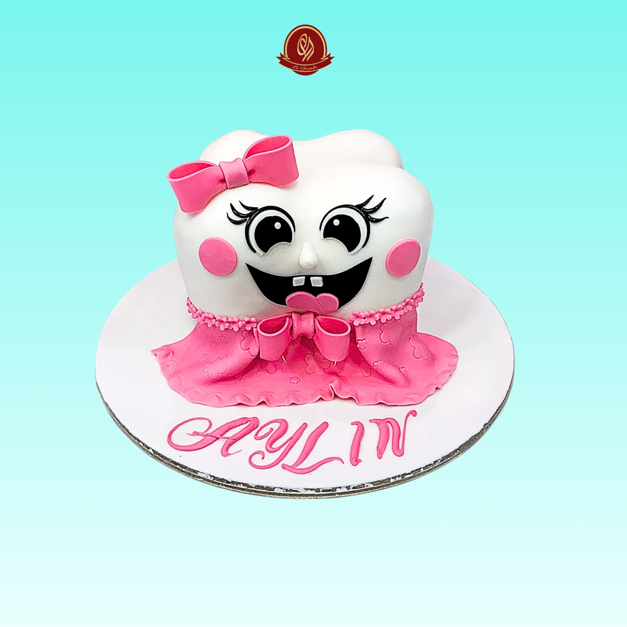 First Tooth Celebration Cake in Teeth Shape - Abu Dhabi in Abu Dhabi | First Teeth / Tooth Cakes Delivery UAE – Legrandeuae