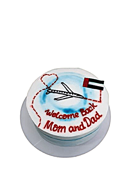 كعكة الترحيب بالعودة