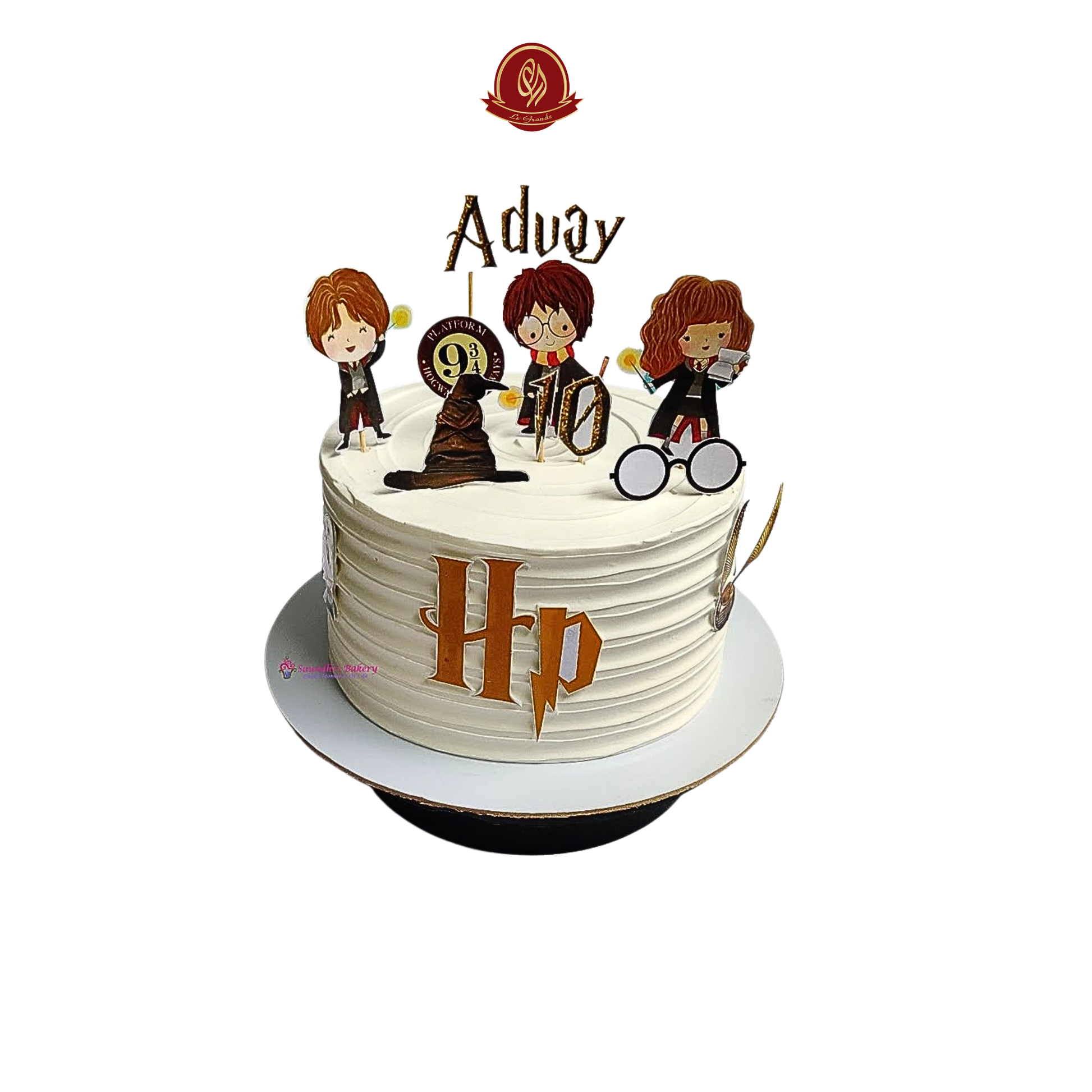 Harry Potter White Ombre design Cake - Abu Dhabi in Abu Dhabi | Harry Potter cakes Delivery UAE – Legrandeuae