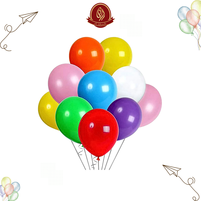 Multicolor Helium Balloons 10 Pcs – Party Balloon Abu Dhabi in Abu Dhabi | balloons Delivery UAE – Legrandeuae