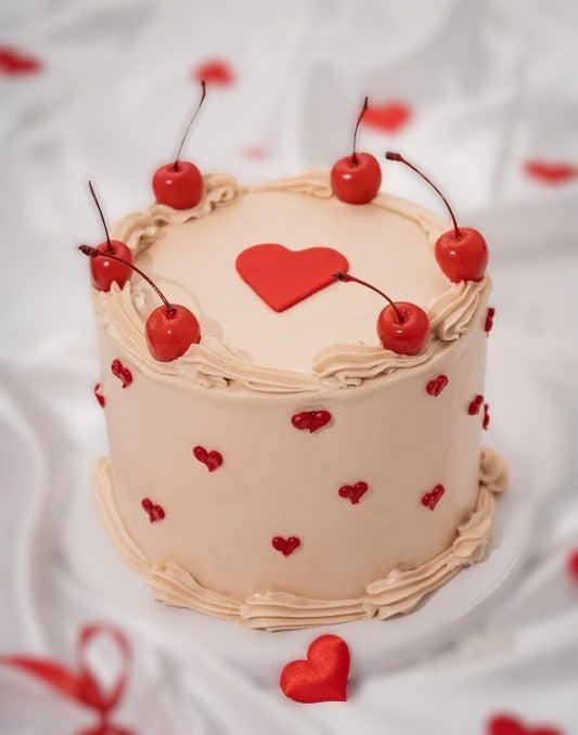 Valentine's Day Cake VD 7 in Abu Dhabi | valentines cake and flowers Delivery UAE – Legrandeuae