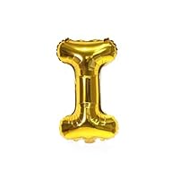 I Gold Alphabet Helium Balloon – Party Balloon Abu Dhabi in Abu Dhabi | Balloons Delivery UAE – Legrandeuae