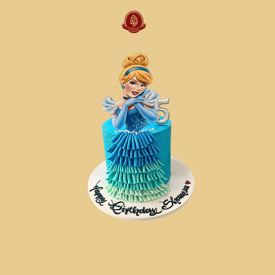 Cinderella Blue Princess Cake Abu Dhabi