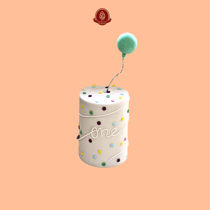 White Color Balloon Theme Birthday Cake - Abu Dhabi in Abu Dhabi | Birthday Cakes – Adults Delivery UAE – Legrandeuae